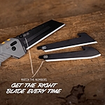 Outdoor Edge RAZOR XD2 Multifunktionsmesser mit Wechselklingen Grau Bild 5