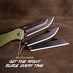 Outdoor Edge RAZOR VX2 Klappmesser mit Wechselklingen Gr�n 