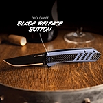 Outdoor Edge RAZOR VX4 Klappmesser mit Wechselklingen Blue/Carbon Bild 4