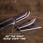 Outdoor Edge RAZOR VX4 Klappmesser mit Wechselklingen Blue/Carbon 