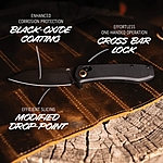 Outdoor Edge SENTINAL Klappmesser Schwarz Bild 3