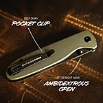 Outdoor Edge DIRK Klappmesser Gr�n Bild 4