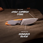 Outdoor Edge VANTEX Drop-Point Messer 3,5 mit Scheide Bild 3