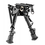 shoXx Zweibein Bipod 15-23cm Aluminium mit Schwenk-Basis schwarz Bild 5