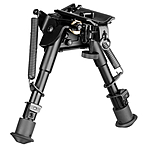 shoXx Zweibein Bipod 15-23cm Aluminium Schwenkbar Podloc schwarz Bild 5