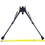 shoXx Zweibein Bipod 23-33cm Aluminium Schwenkbar Podloc schwarz 