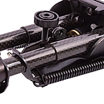 shoXx Zweibein Bipod 15-23cm Carbon Fiber mit Schwenk-Basis Bild 4