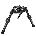 shoXx Zweibein Bipod 17-25cm Carbon Fiber schwenkbar Picatinny-Schiene mit QD breiter Stand Bild 3