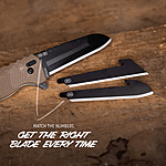Outdoor Edge RAZOR XD1 Multifunktionsmesser mit Wechselklingen Braun 