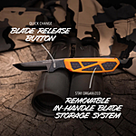 Outdoor Edge Razor APX 2.5 Ultraleichtes Jagdmesser mit Wechselklingen Bild 3