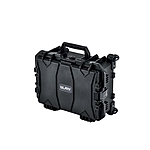 GLARY Waterproof Hard Case Hartschalenkoffer mit Trolley-Funktion 46x35x20,6 cm Schwarz Bild 5