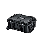 GLARY Waterproof Hard Case Hartschalenkoffer mit Trolley-Funktion 46x35x20,6 cm Schwarz 