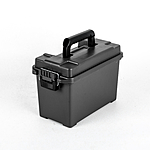 GLARY Ammo Box Munitionskiste Kunststoff 35x18x22 cm Schwarz 