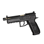 ASG CZ P-09 OR Co2 Airsoftpistole Blowback 6 mm BB Schwarz Bild 2