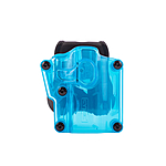 Cytac Mega-Fit Universalholster Transparent Blau mit schwarzem Paddle Bild 2