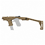 Nano Roni Anschlagschaft mit Vordergriff und Magazinhalter f�r Glock 17/19/19X/22/23/25/31/32/45 FDE