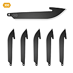 Outdoor Edge 3.0 Drop Point Wechselklingen - 6er Pack Black Oxide Bild 2