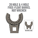 Real Avid Master-Fit Wrench Head Free-Float Barrel Nut Wrench