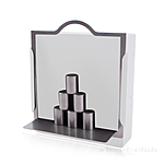 Set: Adapter f. Kugelfang mit Aufstellflche + 6 Zylinderrollen