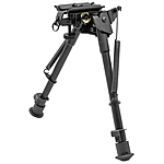 shoXx Zweibein Bipod 23-33cm Aluminium mit Schwenk-Basisl schwarz Bild 2