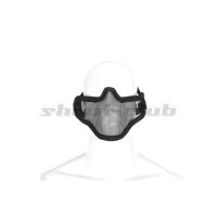 Invader Gear Steel Half Face Mask Airsoft Maske Schwarz