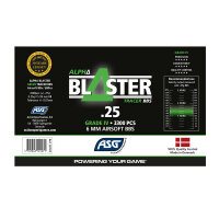 ASG Alpha Blaster Green Tracer Airsoft BBs 0,25g 6mm BB 3300 Stück Plastik