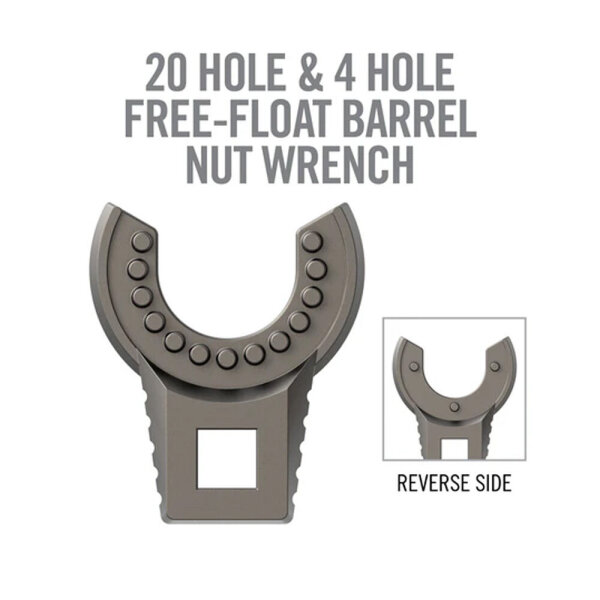 Real Avid Master-Fit 20 Hole & 4 Hole Free-Float Barrel Nut Wrench