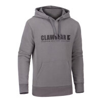 Clawgear Logo Hoodie Größe XL Wolf Grey
