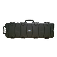 ASG Waffenkoffer 100x35x15 cm Wave Foam schwarz