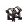 ASG High rings Ø25,4mm schwarz