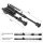shoXx Zweibein Bipod 15-23cm Aluminium fest für Slingstud schwarz