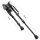 shoXx Zweibein Bipod 23-33cm Aluminium fest für Slingstud schwarz