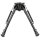 shoXx Zweibein Bipod 23-33cm Aluminium Schwenkbar Podloc schwarz