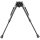 shoXx Zweibein Bipod 23-33cm Aluminium Schwenkbar Podloc schwarz