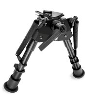 shoXx Zweibein Bipod 15-23cm Carbon Fiber Schwenkbar Podloc