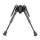 shoXx Zweibein Bipod 15-23cm Carbon Fiber Schwenkbar Podloc