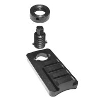 Rifle Bipod Adapter mit 3-Slot Picatinny-Schiene