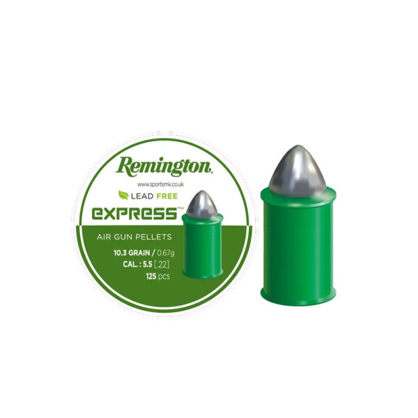 Remington Express Diabolos bleifrei 5,5 mm (.22) 0,67 g / 10,3 grs 120 Stück