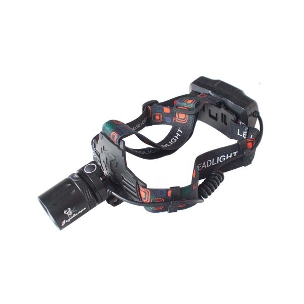 Jagdlampe Bilstein K1500 LED Kopflampe 1.500 Lumen mit Fokus und USB-C